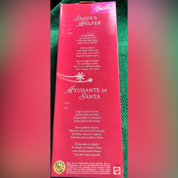 Barbie Santa's Helper Doll - Picture 2 of 2